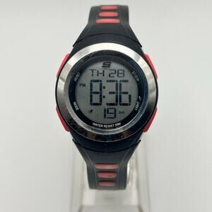 SKECHERS SR2019W Black Pink Stainless Steel 32mm Women’s Watch Working